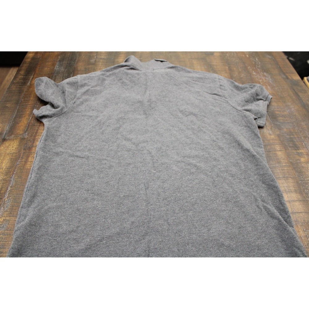 Polo Ralph Lauren Custom Slim Fit Polo Shirt Mens XL Gray Polo Bear Patch - Picture 5 of 10